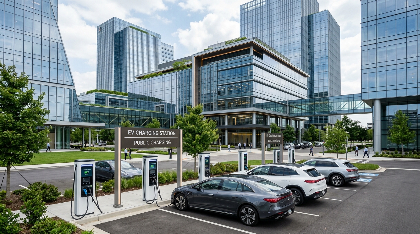 Corporate EV Charging Facility